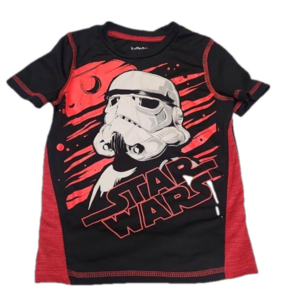 Jumping Beans star wars storm trooper shirt, size 5